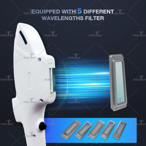 IPL Opt SHR Hair Removal Machine 50HZ - 60HZ For Skin Rejuvenation Tattoo