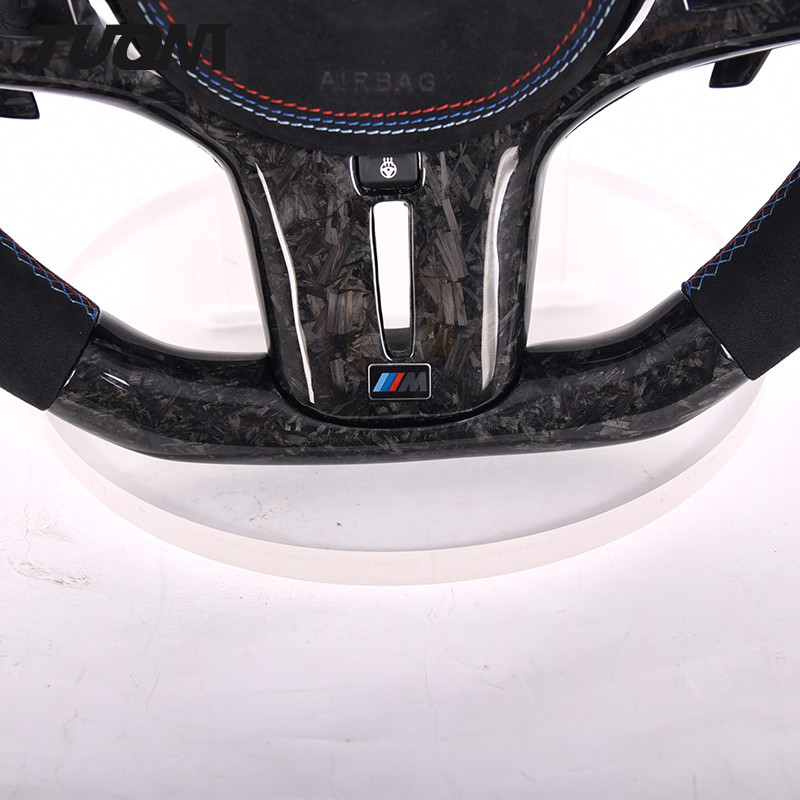 LED Forged Carbon Fiber Bmw G20 G30 X3 X5 Steering Wheel Alcantara Auto Parts
