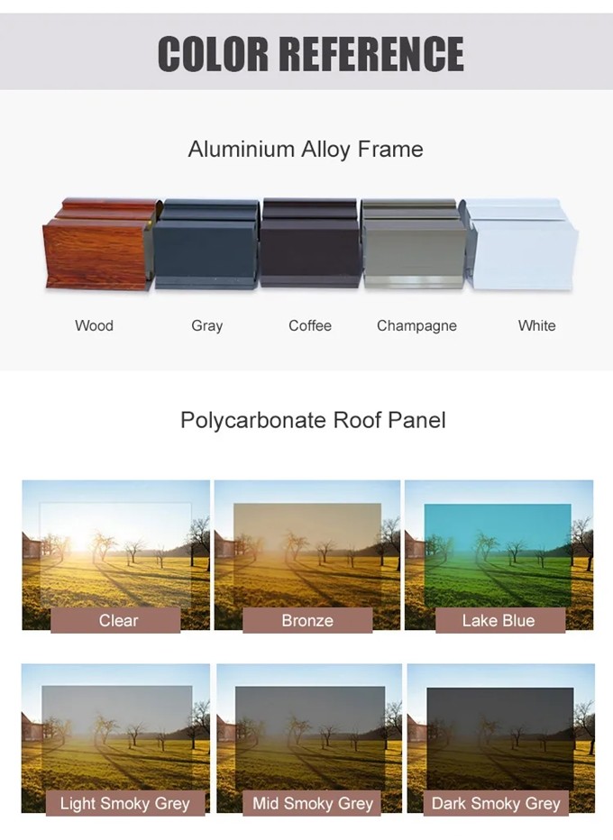 Awning awning Aluminum luxury garden awning awning for sale