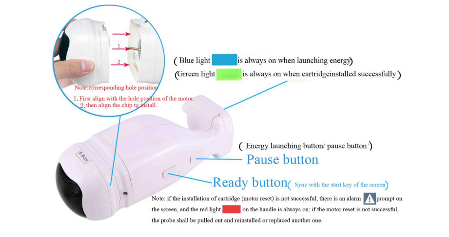 Liposonic Ultrasound HIFU Beauty Machine 0.8cm 1.3cm Cellulite Reduction