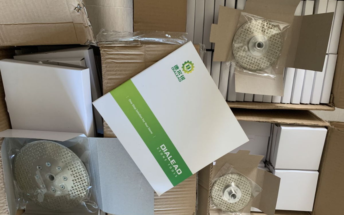 M14 Double Sided Electroplated Diamond Disc For Marble Granite Grinding And Cutting