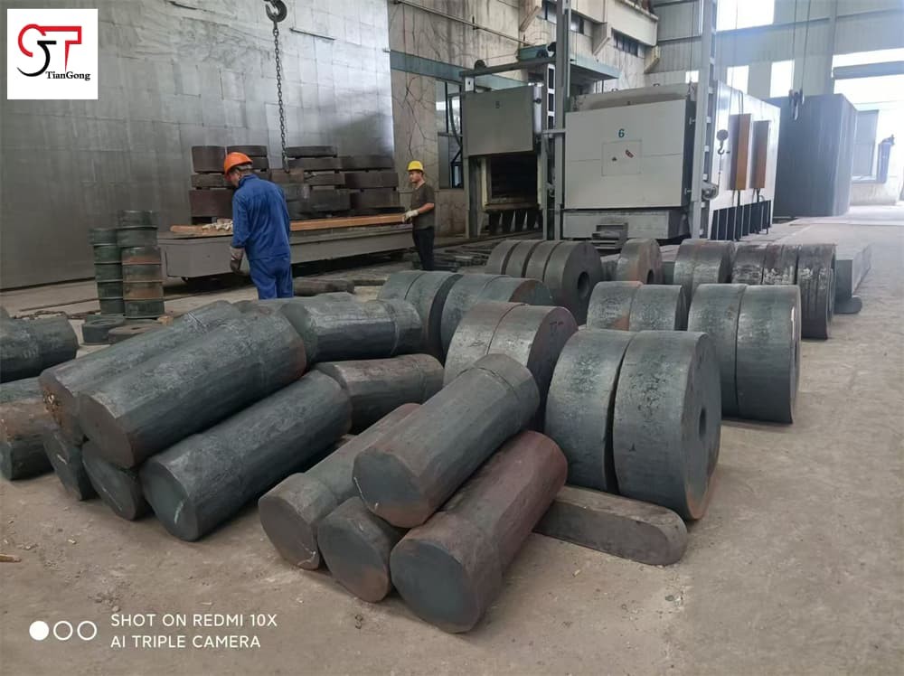 High Density Steel Forging Blank Custom Carbon Steel Blank Gear Shaft Forging