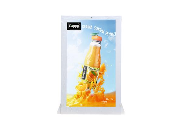 High Brightness 55 Inch Computer LCD Monitor Outdoor Advertising Display Stand