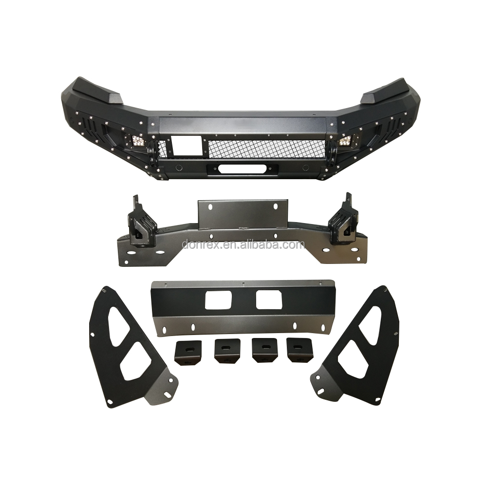 Position Front Bumper Universal Winch 4x4 Exterior Accessories Steel Body Kit for Ford