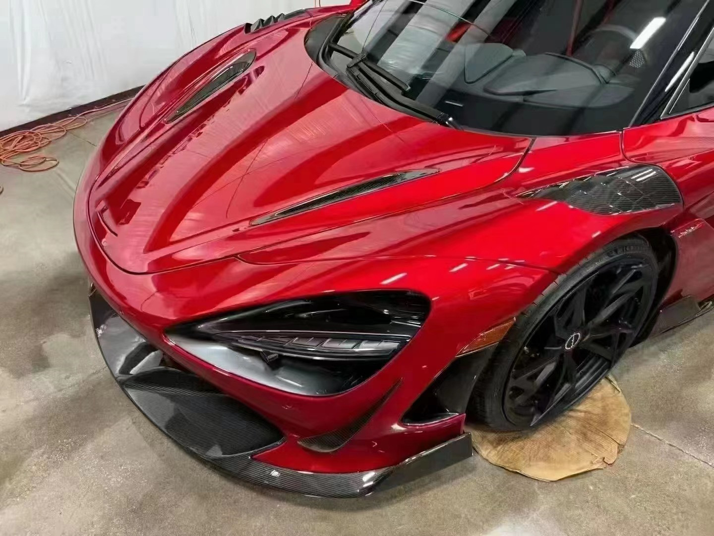 Carbon Fiber Mclaren Wide Body RYFT Style Lip Diffuser Spoiler Body Kit