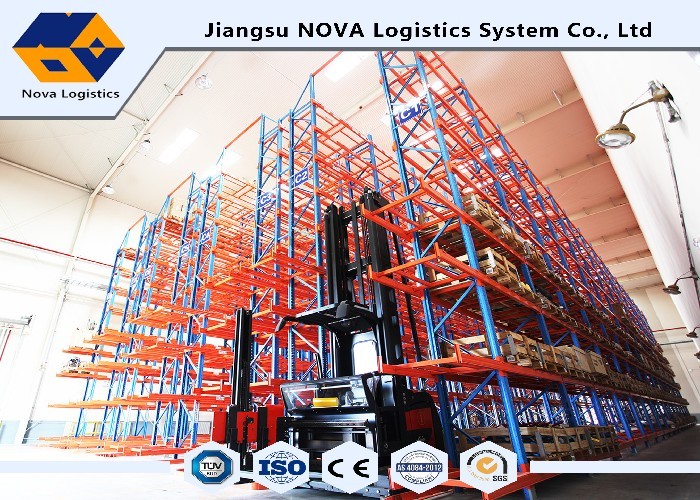 Powder Coated VNA Pallet Racking heavy duty racking pallet storage