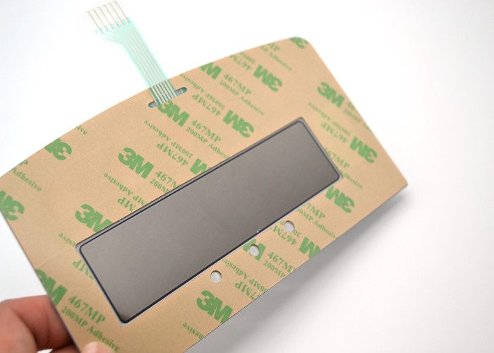 Dampproof Tactile Membrane Switch Keyboard Panel 150mmx80mm OEM / ODM