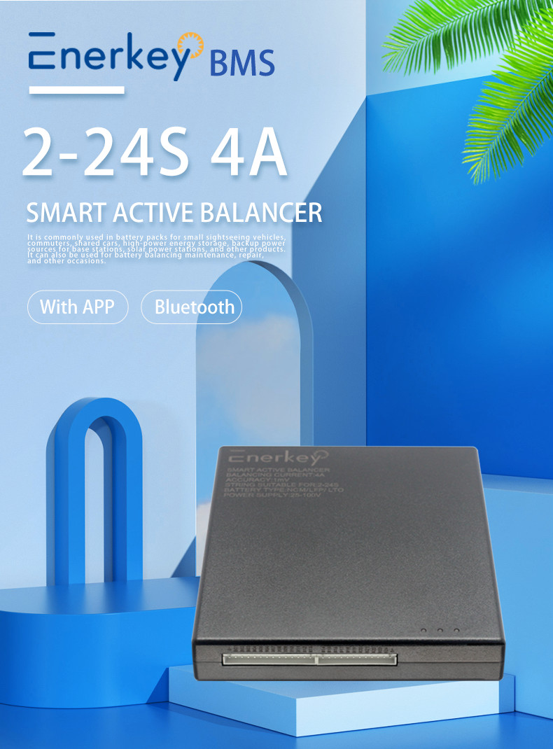 10A - 200A 2S - 24S Smart Active Balancer 4A Lithium Ion Battery Equalizer