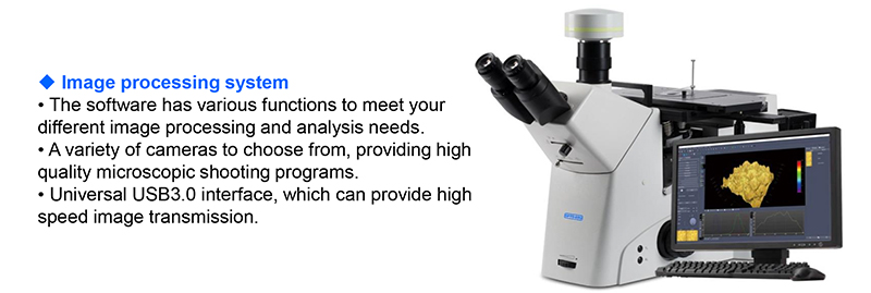 OPTO EDU A13.1096 Inverted Metallurgical Microscope Research Level