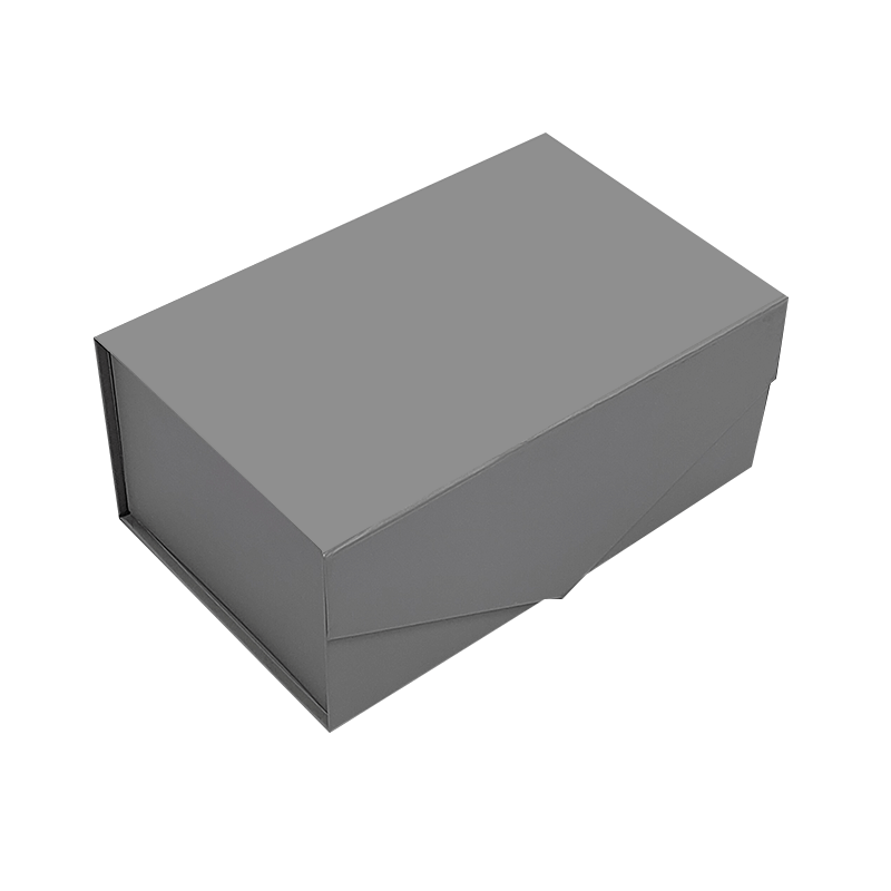 Custom Folding Magnetic Rigid Collapsible Box With Embossing Printing Handling