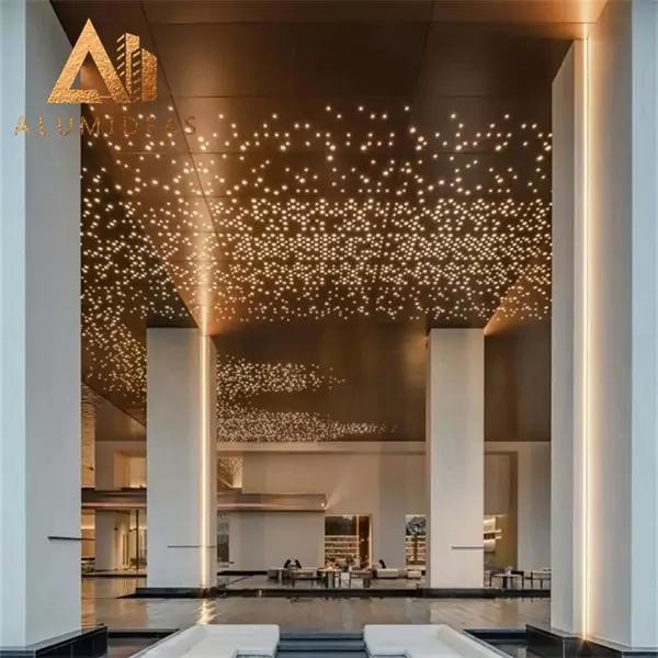 Aluminum Decoration Metal Ceiling Grid Systems For Hotel