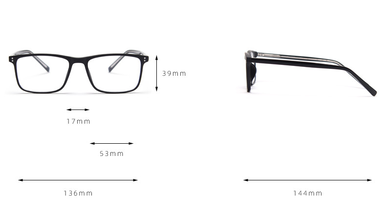 Cool Oversized Tr90 Optical Glasses Spectacles Frames For Ladies Multicolor Choice