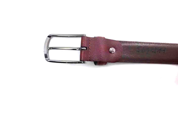 Fashionable Handmade Embossed 100% Cow Leather Belt For Work Business