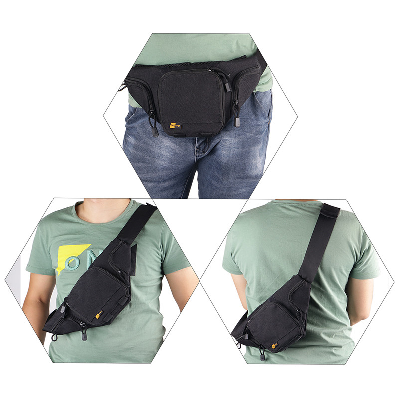 Outdoor Running Messenger Chest Bag , Cycling Shoulder Multi - Function Tactical Waist Bag