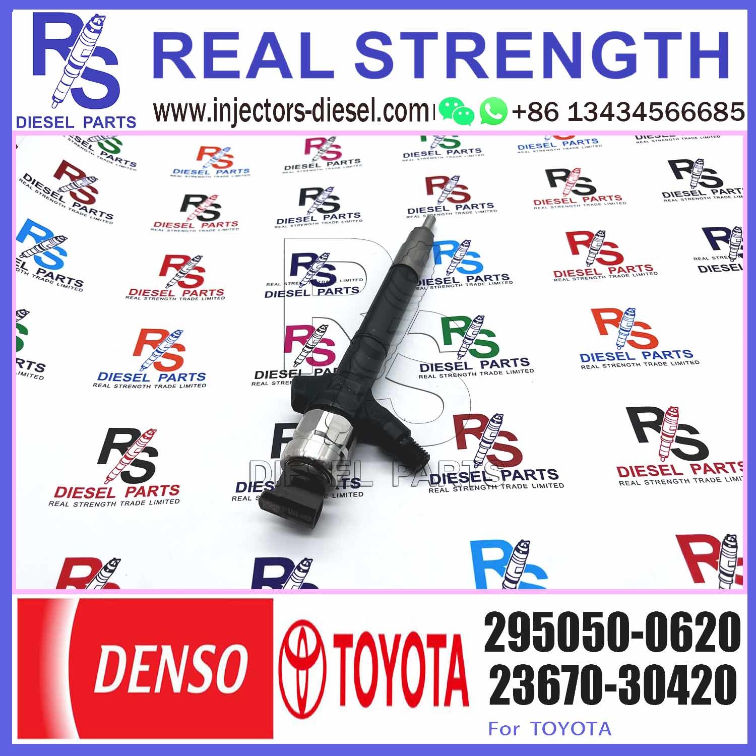 295050 0620 Diesel Parts 2950500620 Common Rail Diesel Injection 295050-0620 For Toyota Hilux 2KD-FTV