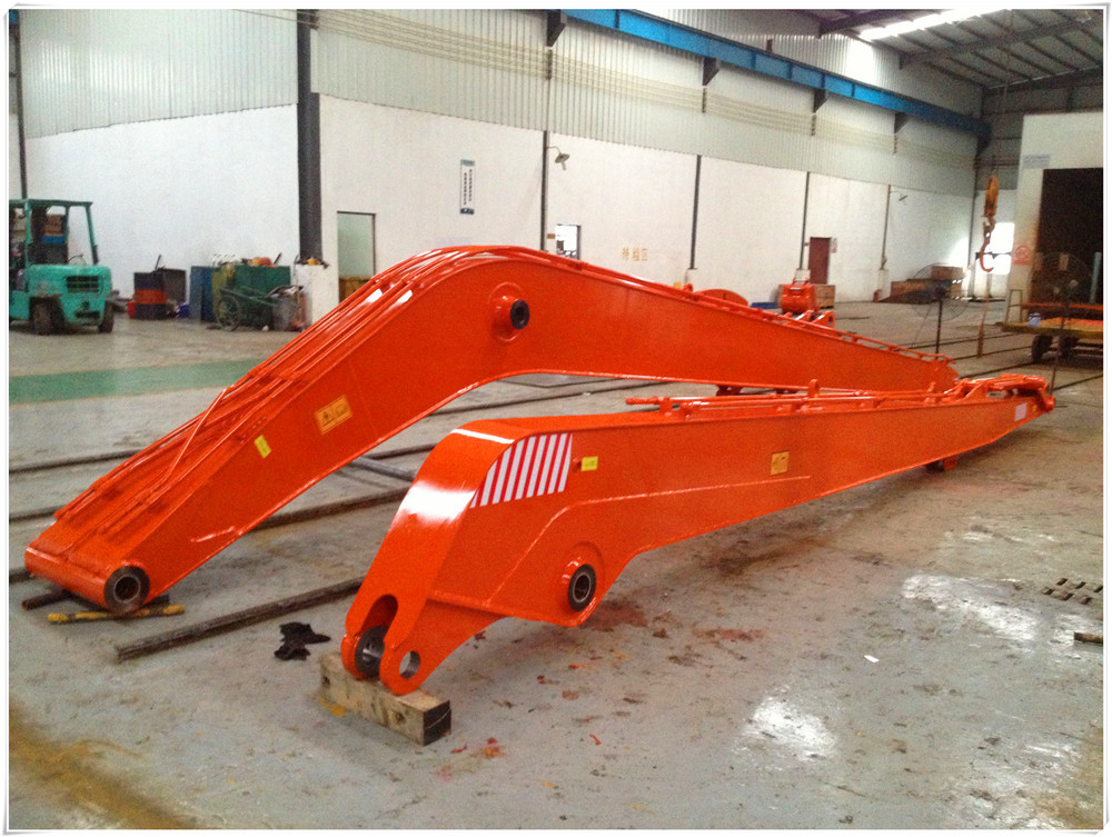 ISO9001 Long Reach Excavator Booms Digger Backhoe Bulldozer Rubber Duck Extended Boom Hydraulic Motor