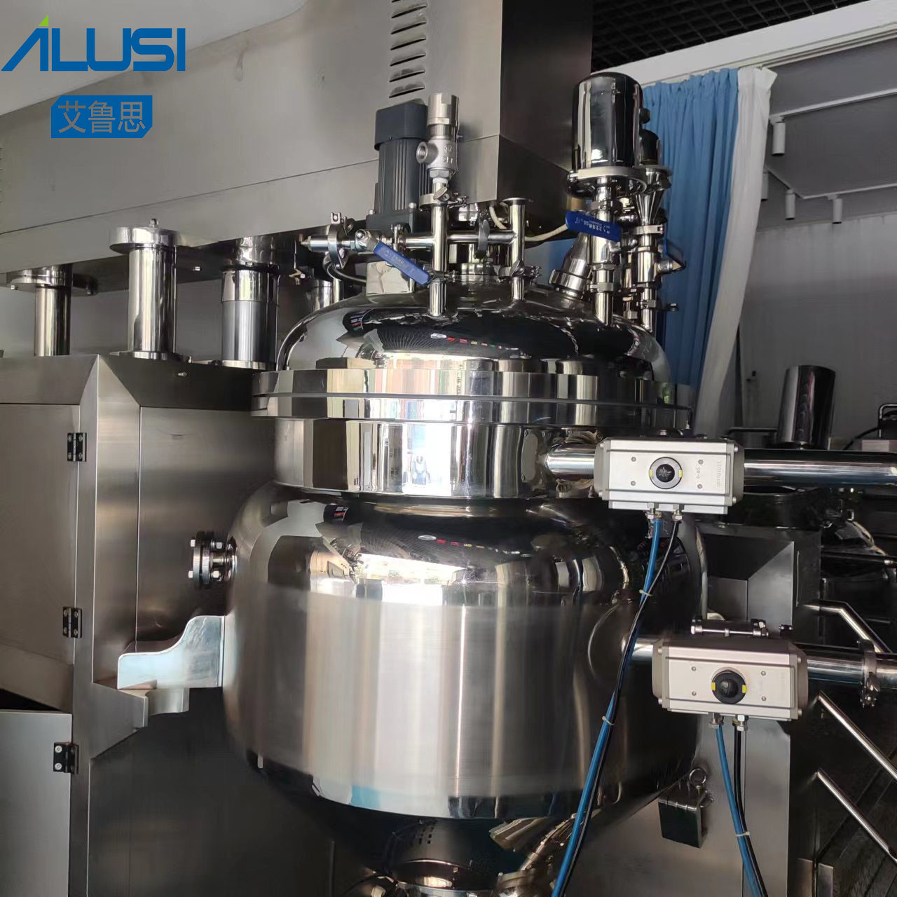 Vacuum Homogenizer Emulsifying Mixing Machine Cosmetics Lotion Face Cream Mixer Machine
