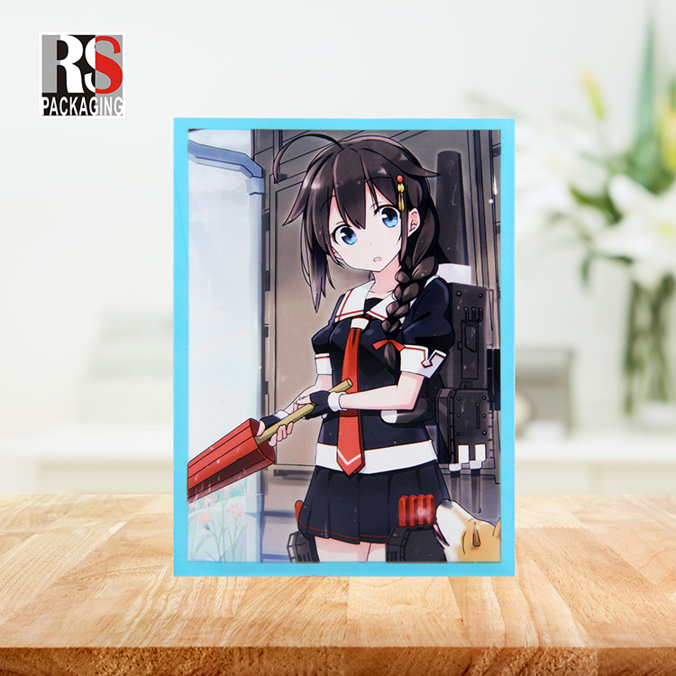 Opp Plastic Cardboard Hard Game Card Sleeves Clear Trading Card Plastic Sleeves