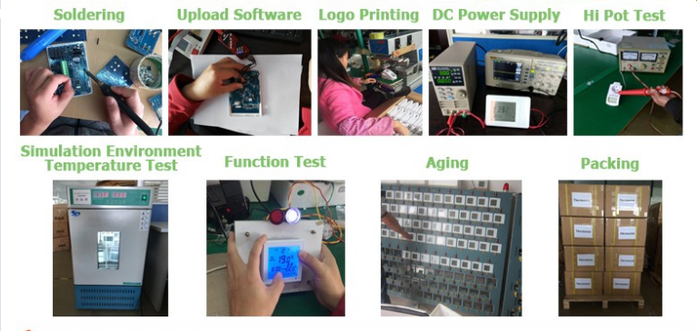 Thermoregulator Touch Screen Kampa KP03WE-4 Warm Floor, Water, Electric Heating System Thermostat