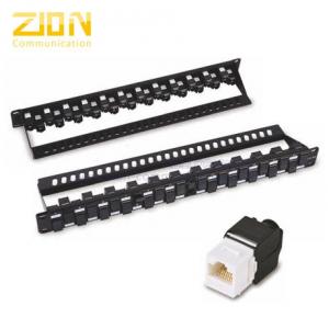 China UTP Cat6A Patch Panel 24 ports for Rack , Date Center Accessories , from China Manufacturer - Zion Communiation on sale
