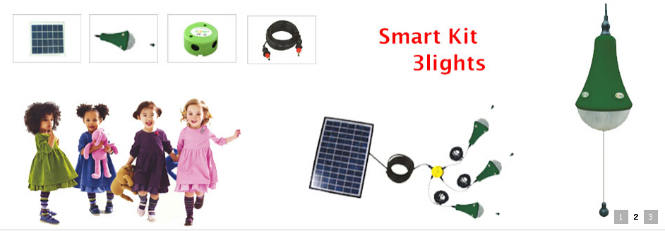 Portable Solar Camping Lights/Solar Power System with remote control