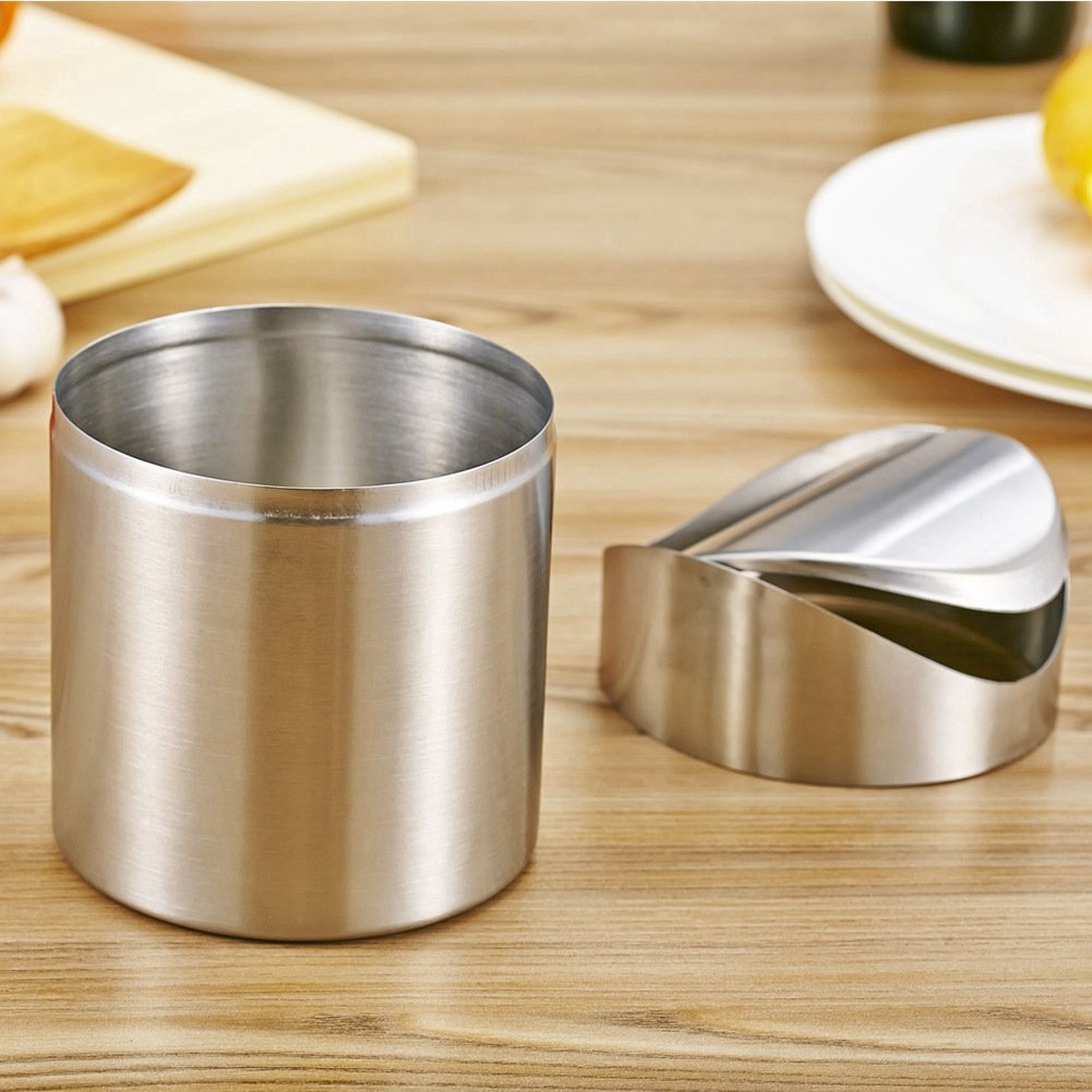 Popular Desktop Trash Can With Lid Small Tiny Countertop Desktop Garbage Bin