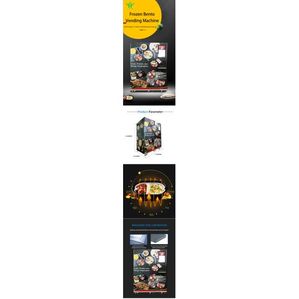 Customizable Color Snack And Drink Vending Machine Touch Screen Customizable Payment System