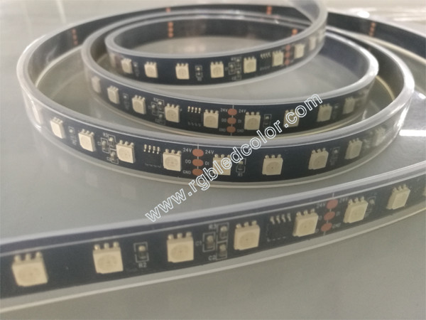 WS2811 DC24V Addressable RGB Color Dimming LED Strip Light