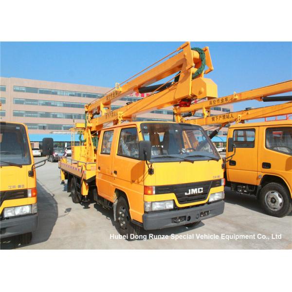 JMC 14-16m 4x2 Double Cabin Aerial Platform Truck For High Operation Working
