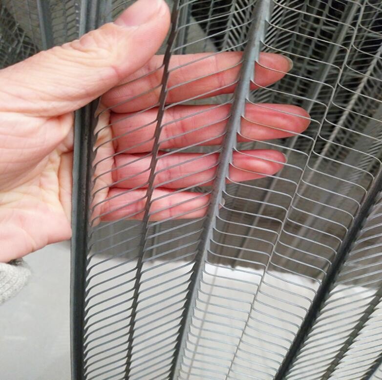 Galvanized Flat Rib Lath Mesh Formwork Mesh Building Material 4MM Rib Height
