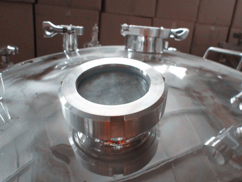 304 SUS Stainless Steel Storage Tanks Air Press For Pharmaceutical Dairy Foods