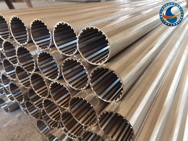 2507 Duplex Steel V Wire Screen Filter Cylinder With 0.13±0.02mm Slot