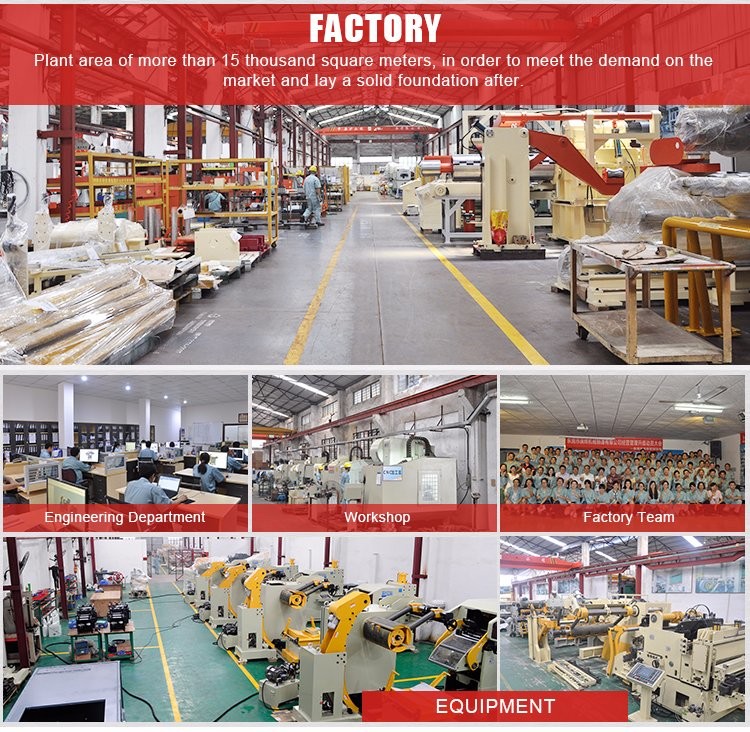 Automated Production Line NC Sheet Metal Coil Feeder Non Standard Material Stamping