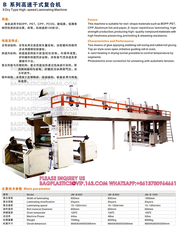 Injection Blow Moulding, Ziplock Bags, Factory Sale Fully Auto High Speed Extruder Plastic Flim Blowing Machine