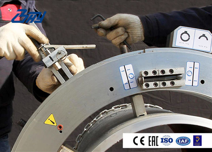 Lightweight Cold Pipe Cutting And Beveling Machine, Compound Shaped
