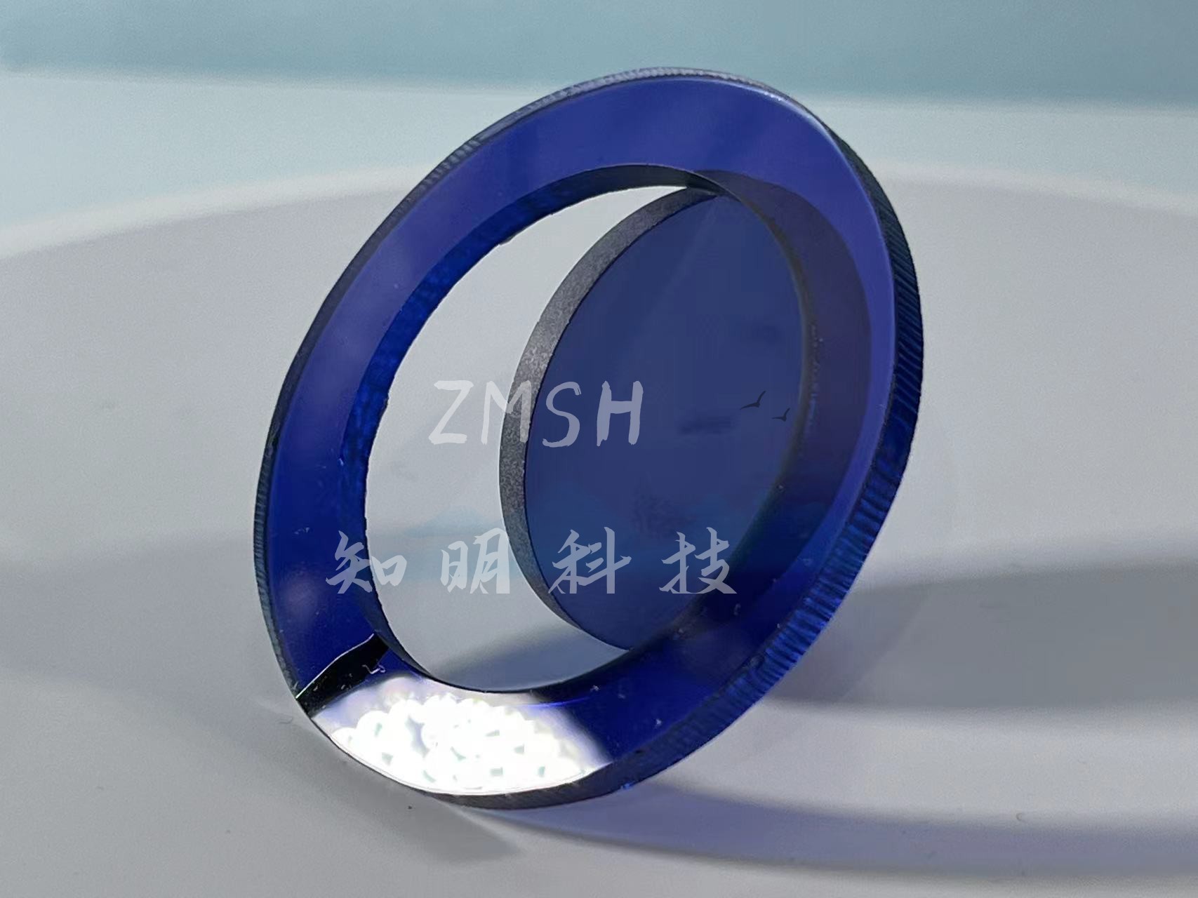 Rough Lab Created Blue Sapphire Synthetic Gem Crystal Heat Resistant Raw Gemstone