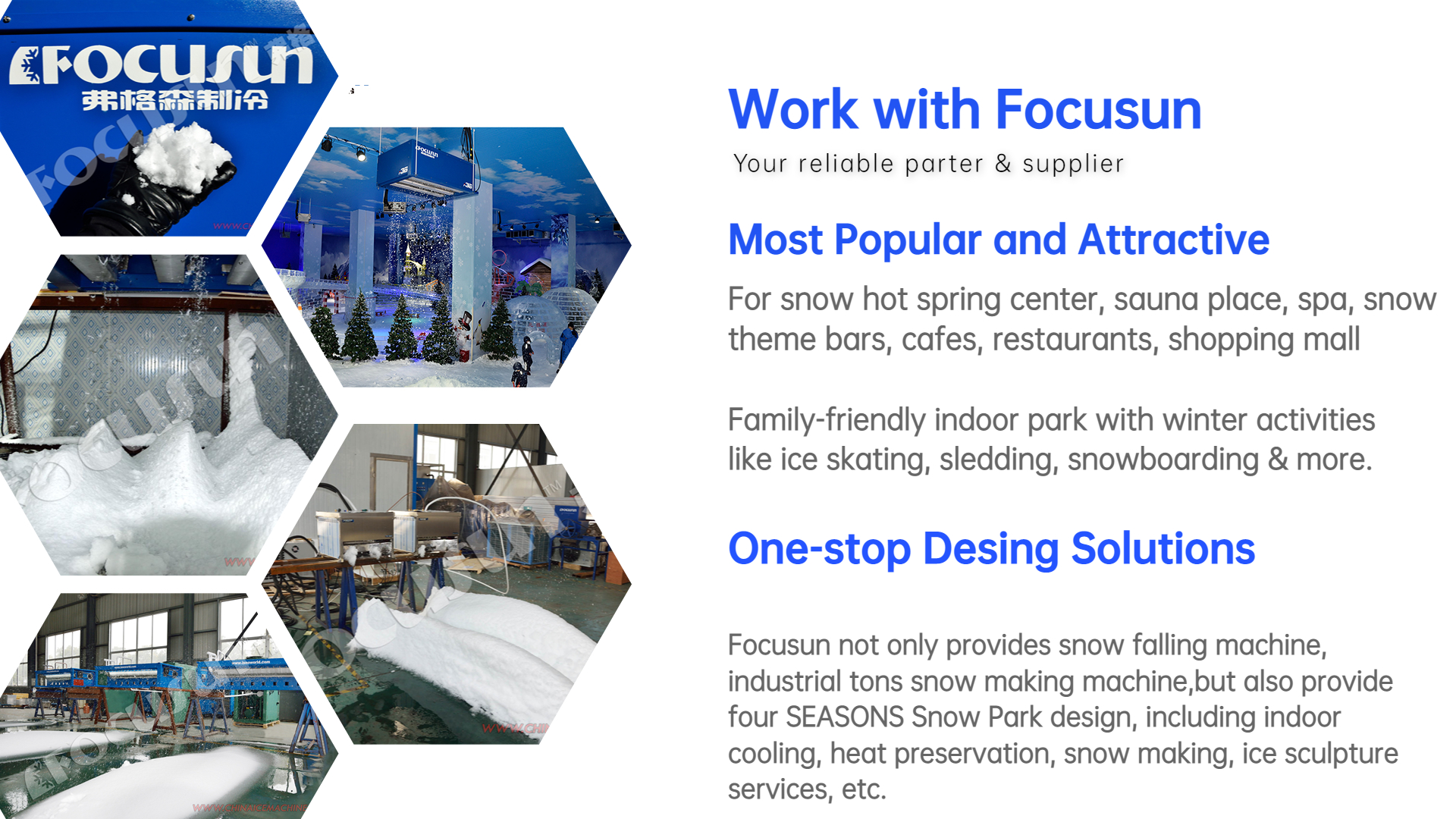 Snow Ice Machine for Creating Artificial Snow in Indoor Amusement Parks and Christmas