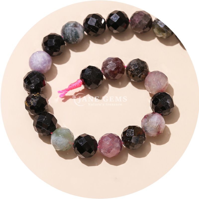 Wholesale Authentic Natural Gemstone Loose Beads Faceted Crystal Loose Beads Rose Quartz Stone Beads for Crafting