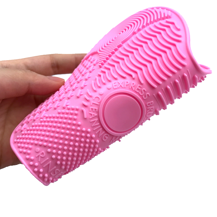 Glove Design Silicone Face Pads Print Logo For Promote Blood Circulation