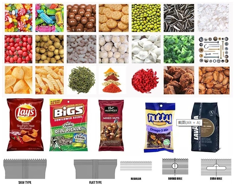 VFFS Roll Film Vertical Packing Machine For Potato Chips