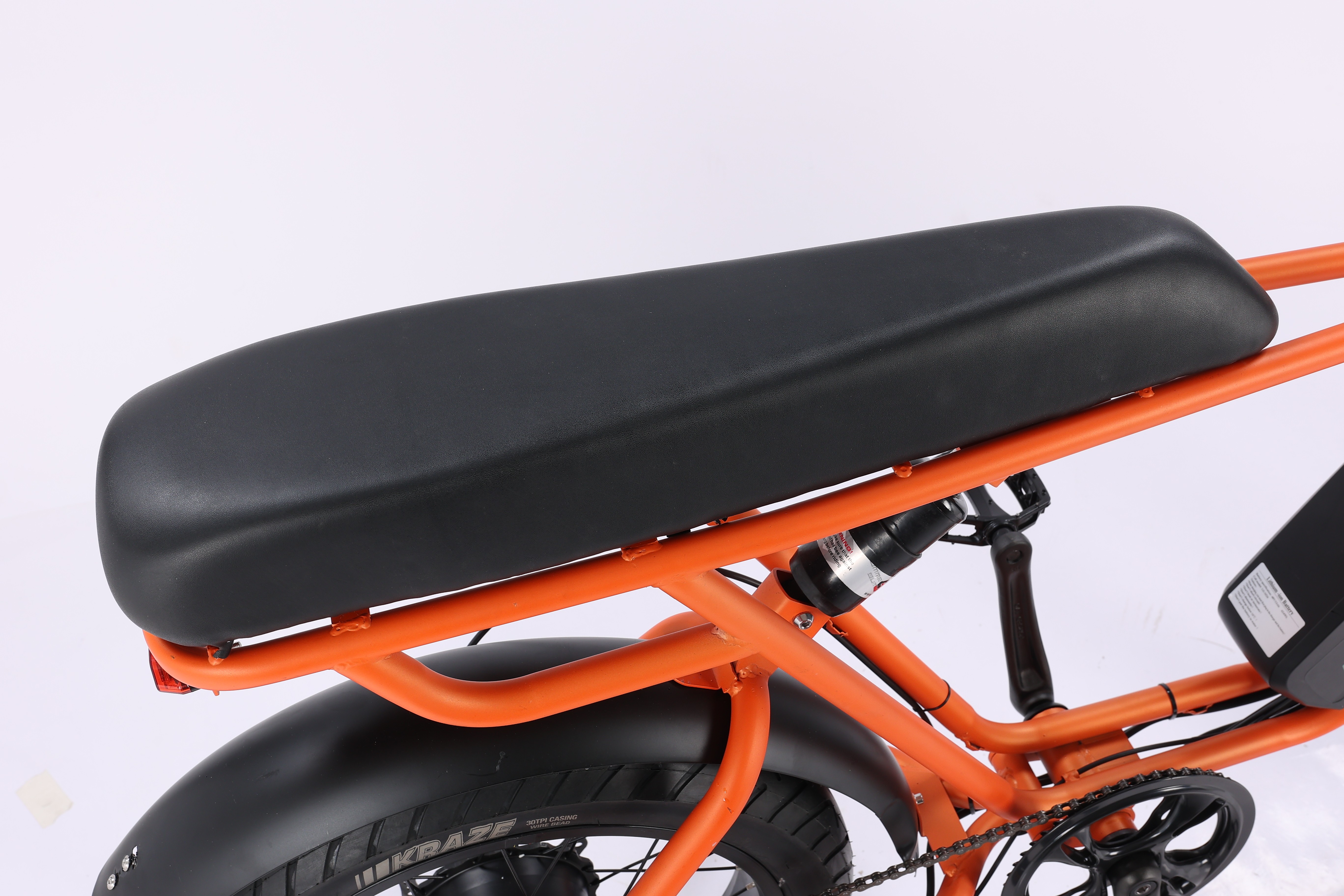 7 Speed 20 Inch Fat Tire Electric Hybrid Bike Full Suspension 250W 48V 15Ah Battery
