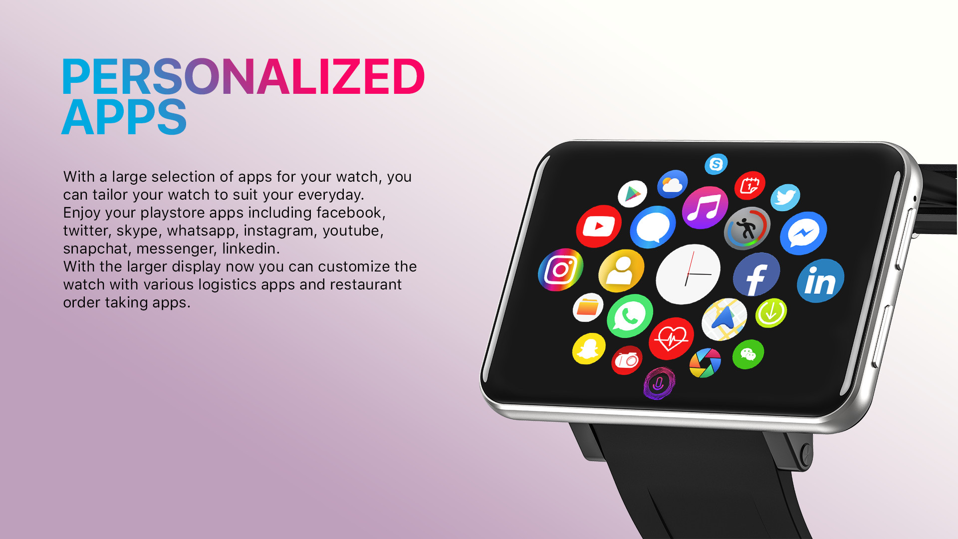 DM100 4G Nano SIM Card 2.886inch Big Screen Android Smart Watch Mobile Phone Man Woman 3GB+32GB Camera GPS 480*640P Smar