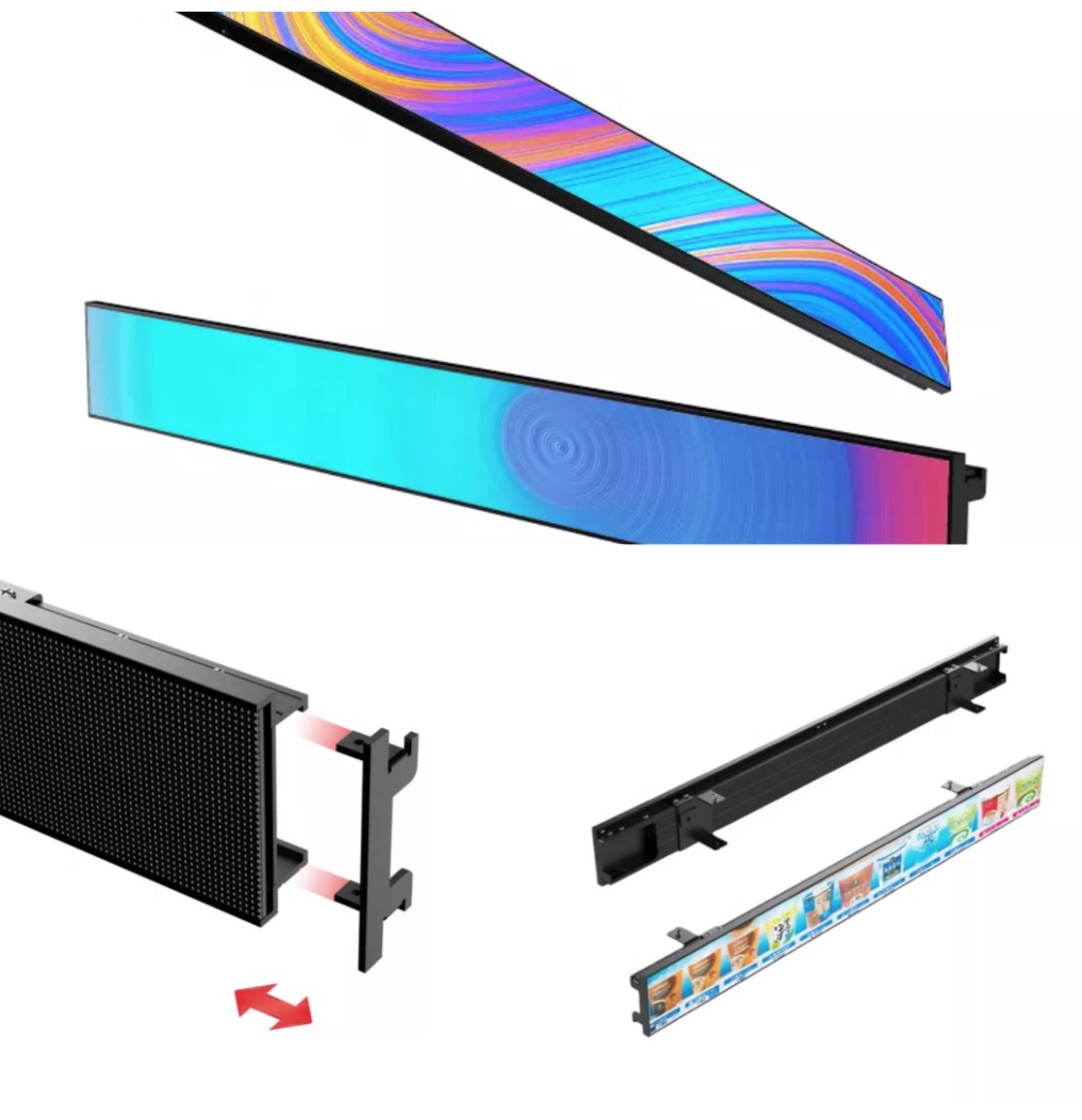 P1.25mm COB led advertising display supermarket