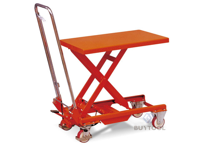 Electric Hydraulic Double Scissor Lift Table Cart 56" Lifting Manual Scissor Table