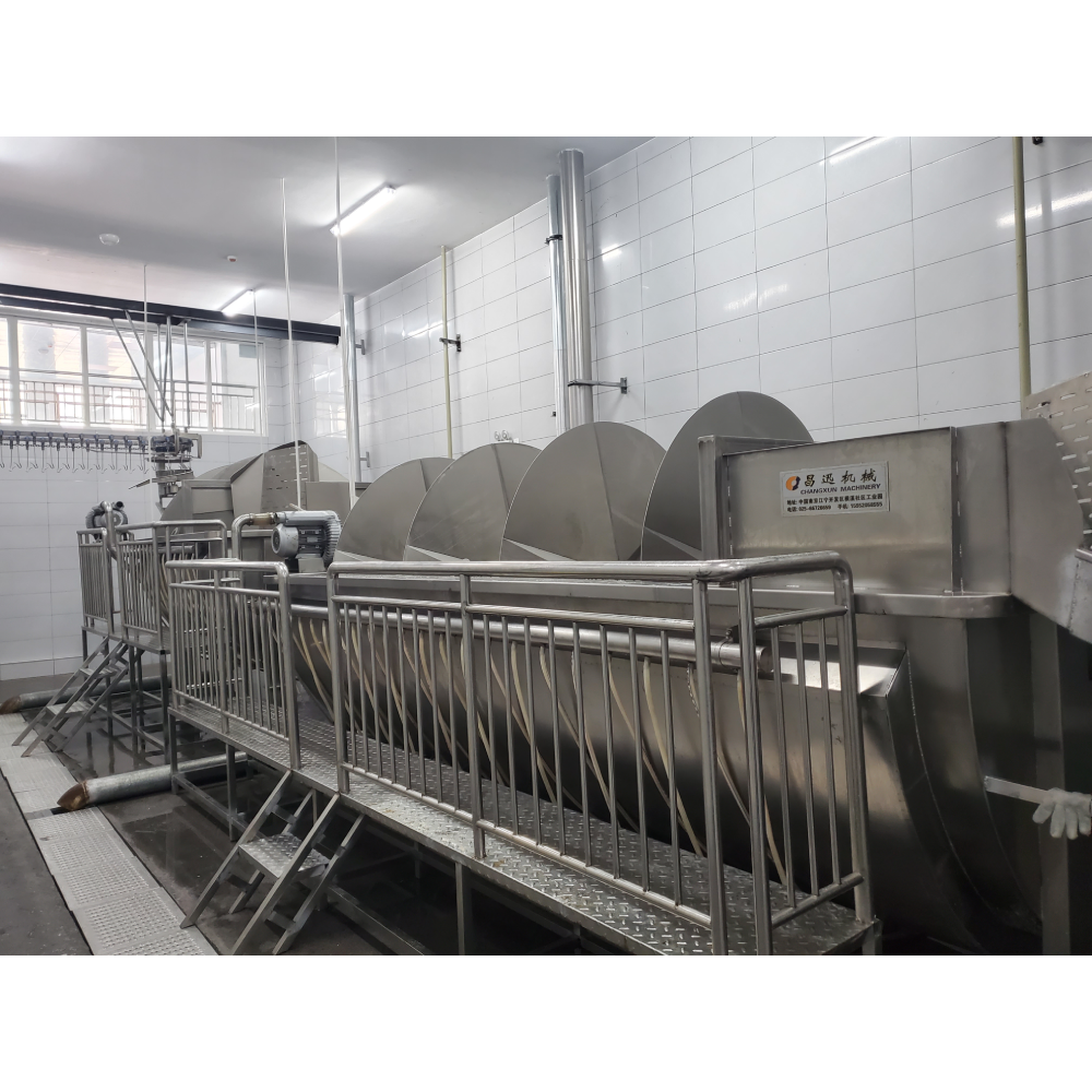 Halal Automatic Slaughtering Machine Pre Cooling Machine For Poultry Plant 100KG