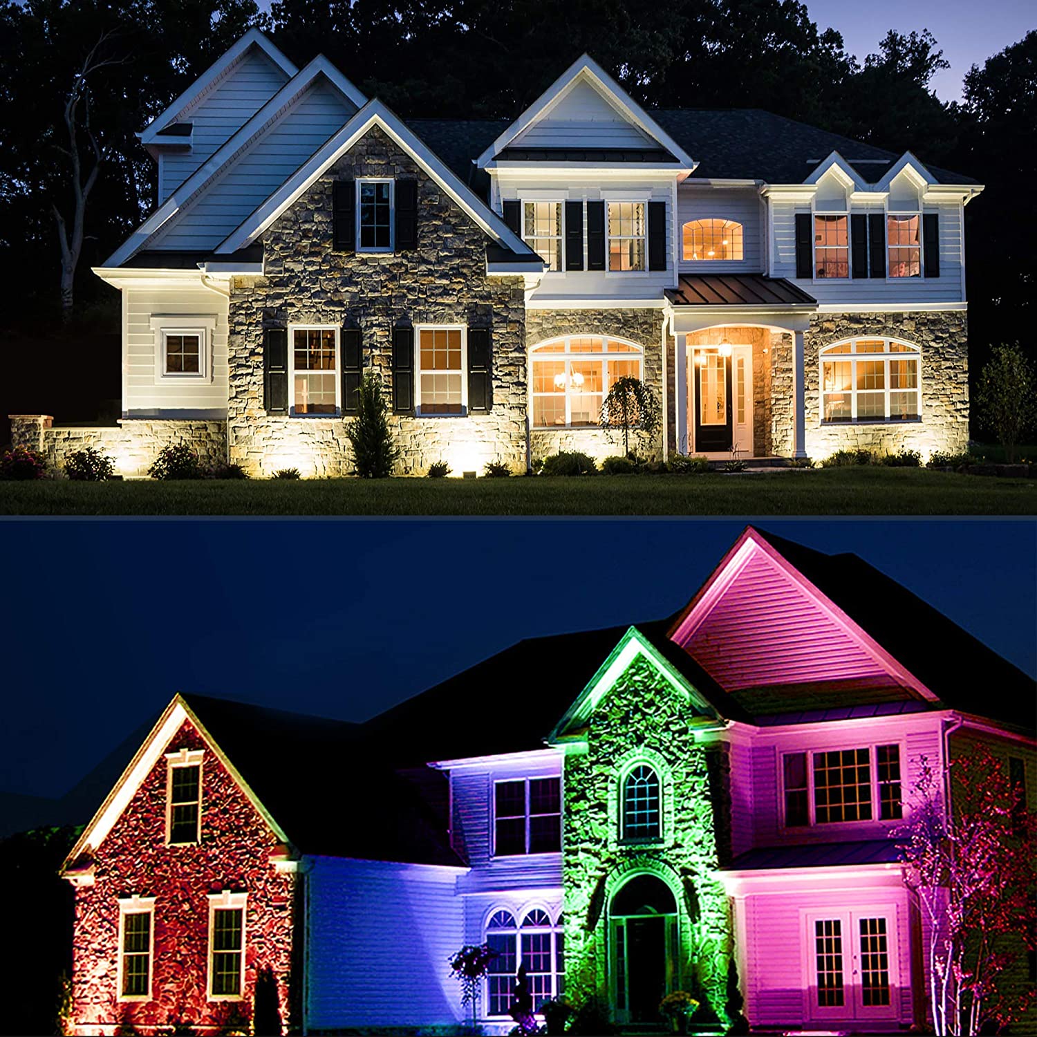RGB home garden lights