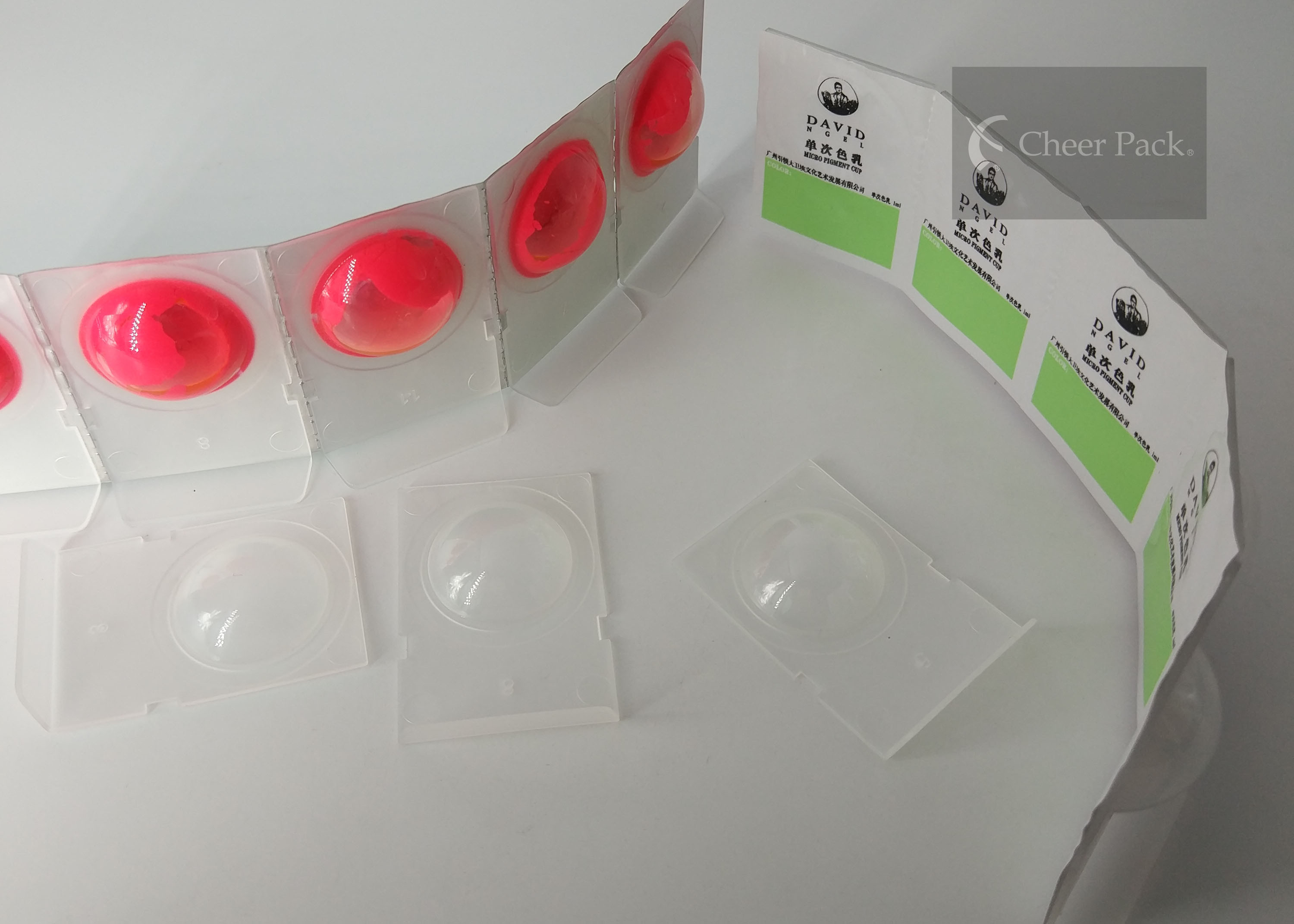 Food Grade Small Plastic Containers For One - Time Glasses Solution