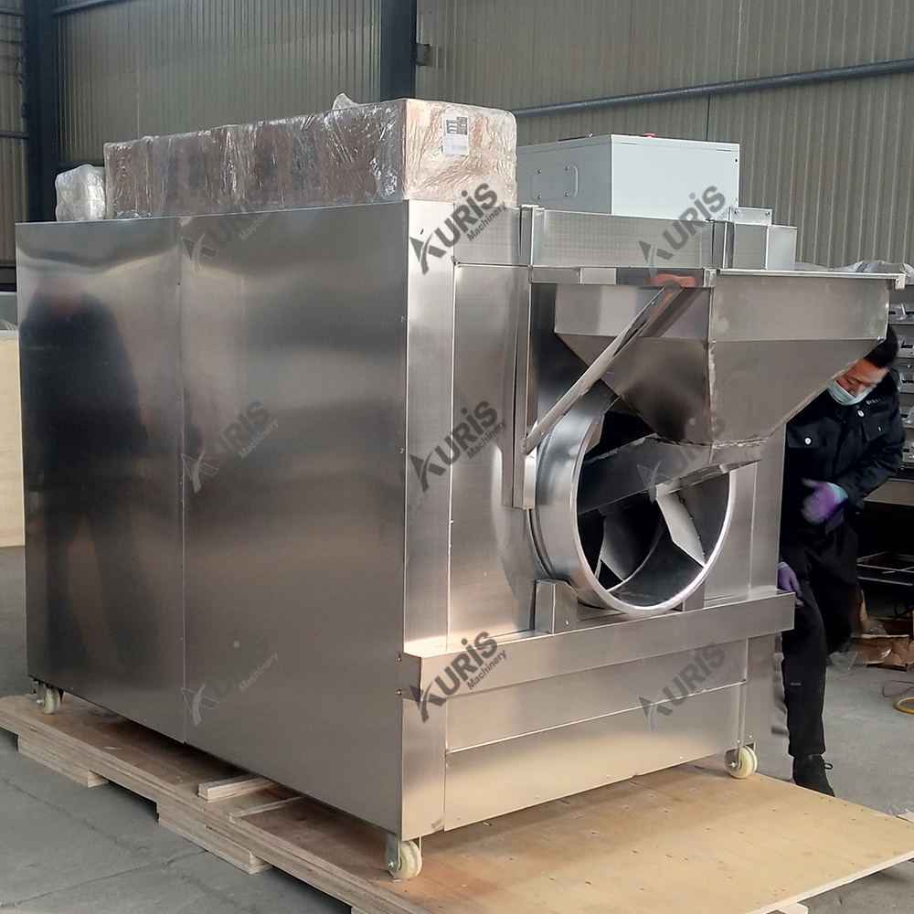 Baking Nuts Processing Machine 304 Stainless Steel Electric Peanut Roasting Machine