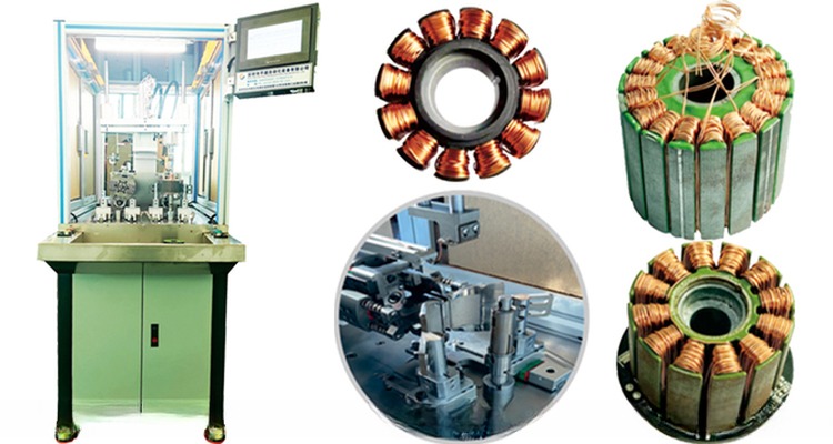 Used Single or Double Station PLC Fan Machines BLDC Motor Automatic Winding Machine