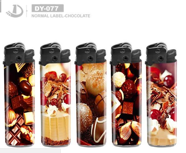 Label-Colorful Beautiful Hot Selling Cigarette Lighter